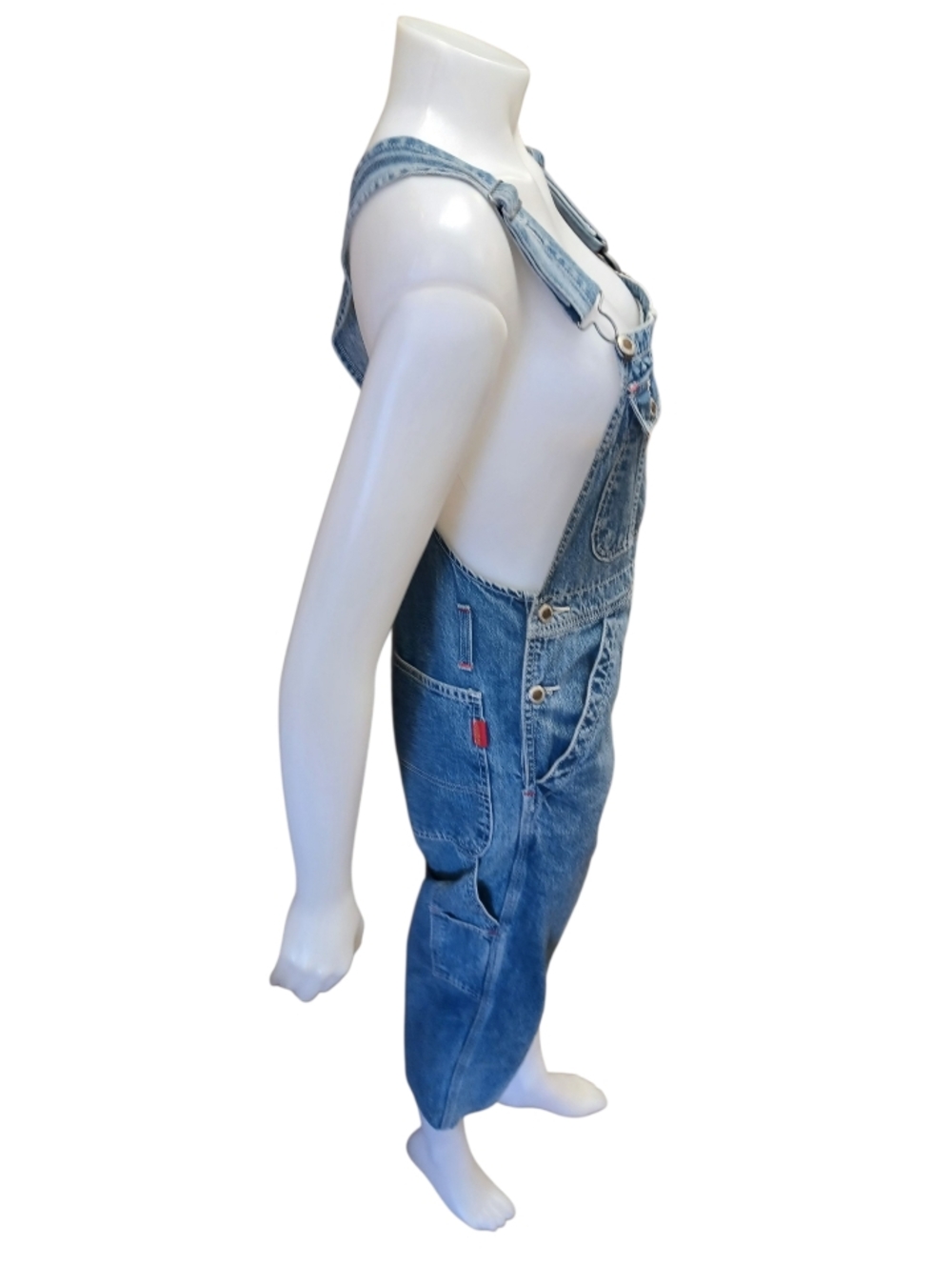 Ikeda EUC Denim Cargo Style Overalls Size Extra Small Canadian Made. - Picture 5 of 8